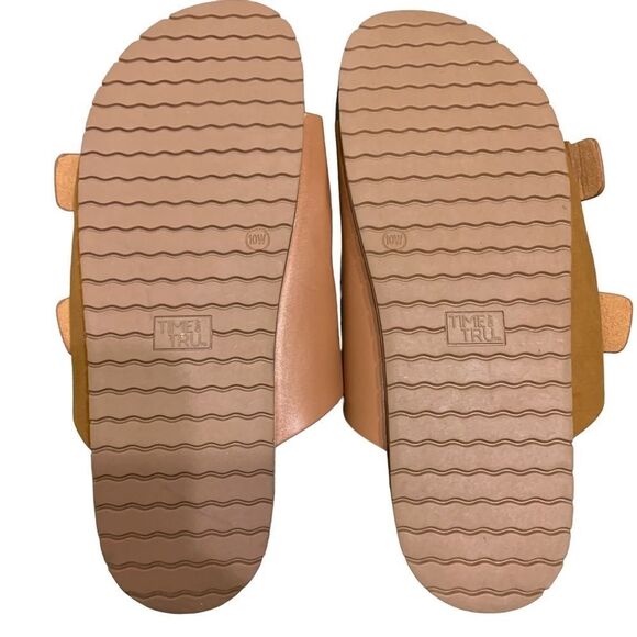 Time and Tru Women's Dressy Footbed Slides in Cognac - Size 10 - Picture 6 of 6